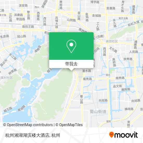 杭州湘湖湖滨楼大酒店地图