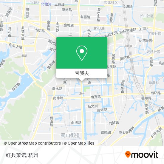 红兵菜馆地图