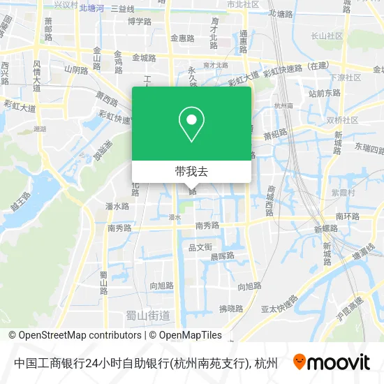 中国工商银行24小时自助银行(杭州南苑支行)地图