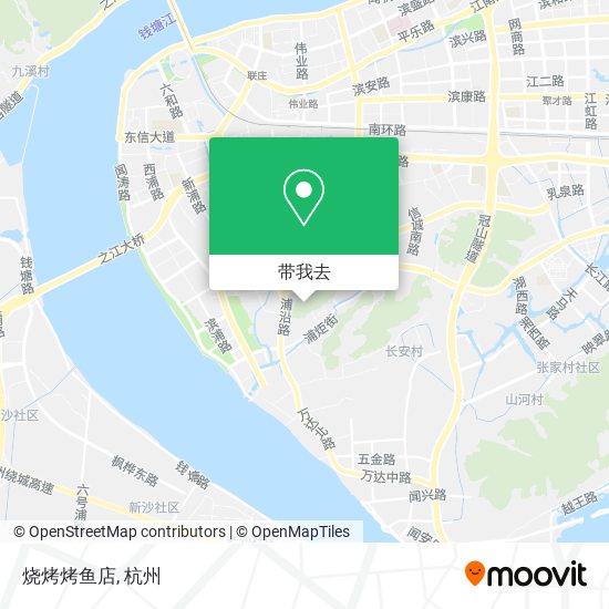 烧烤烤鱼店地图