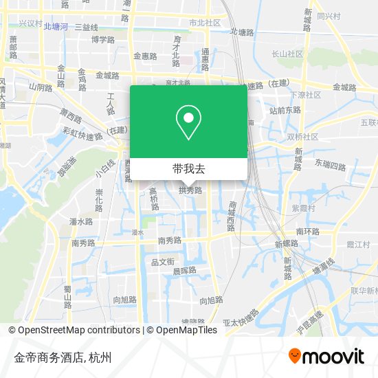 金帝商务酒店地图