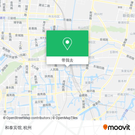 和泰宾馆地图