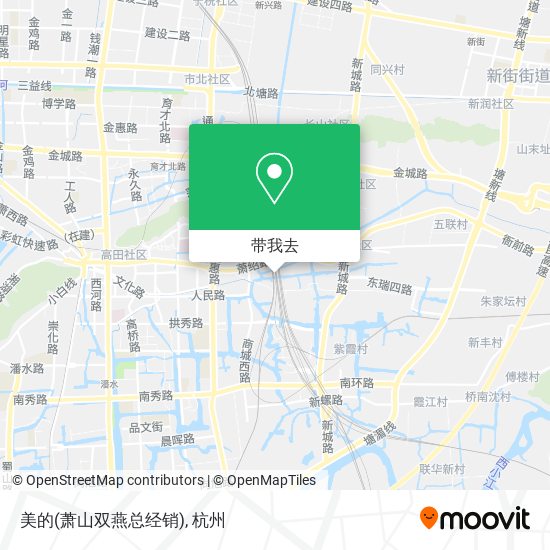 美的(萧山双燕总经销)地图