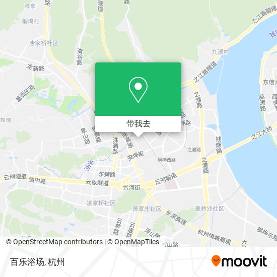 百乐浴场地图
