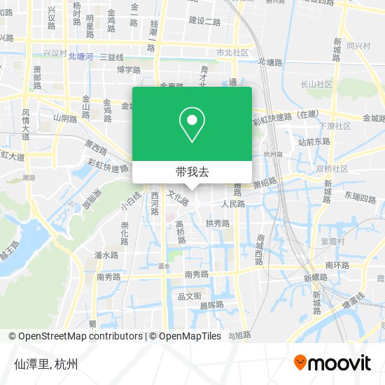 仙潭里地图
