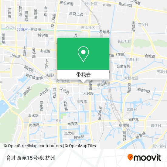 育才西苑15号楼地图