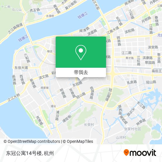 东冠公寓14号楼地图