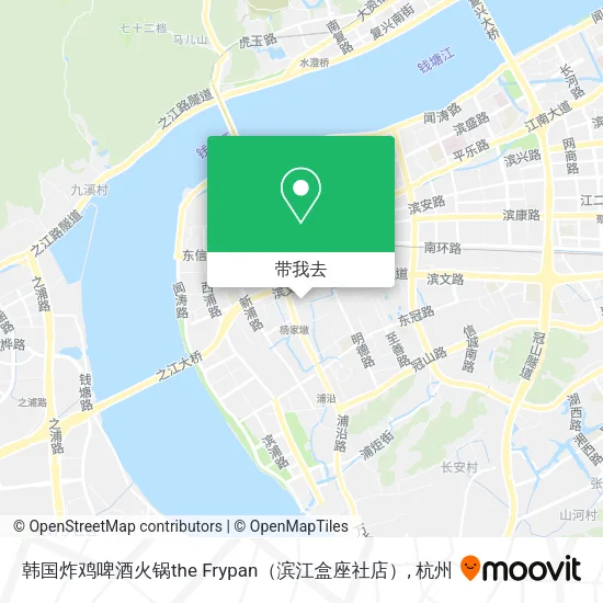 韩国炸鸡啤酒火锅the Frypan（滨江盒座社店）地图
