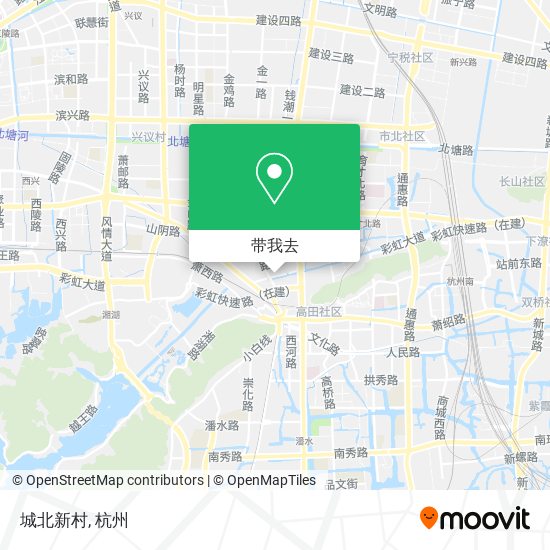 城北新村地图
