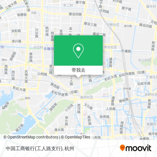 中国工商银行(工人路支行)地图
