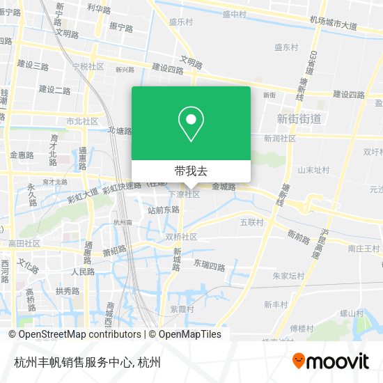 杭州丰帆销售服务中心地图