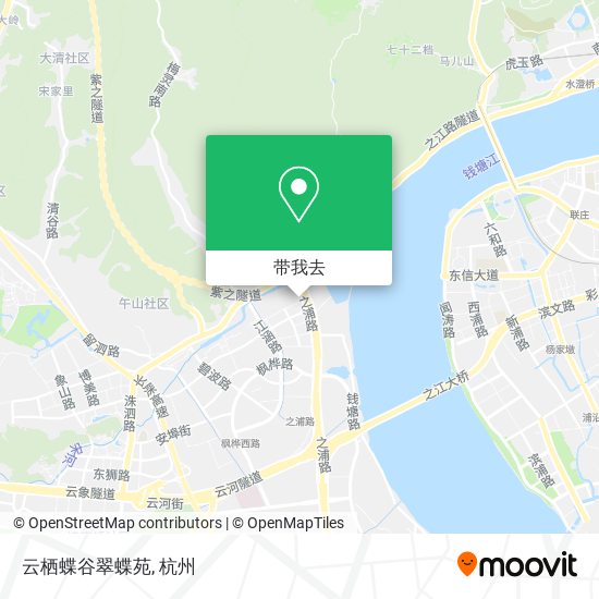 云栖蝶谷翠蝶苑地图