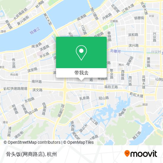 骨头饭(网商路店)地图