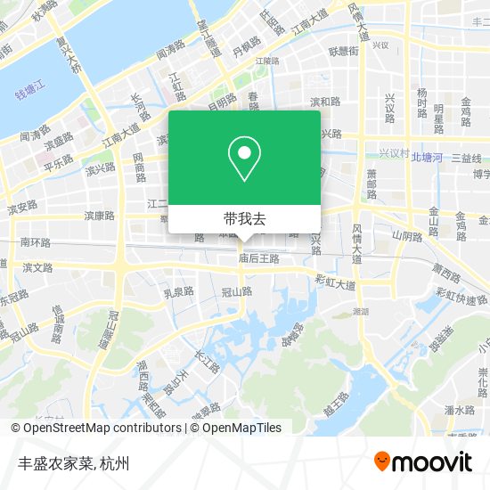 丰盛农家菜地图
