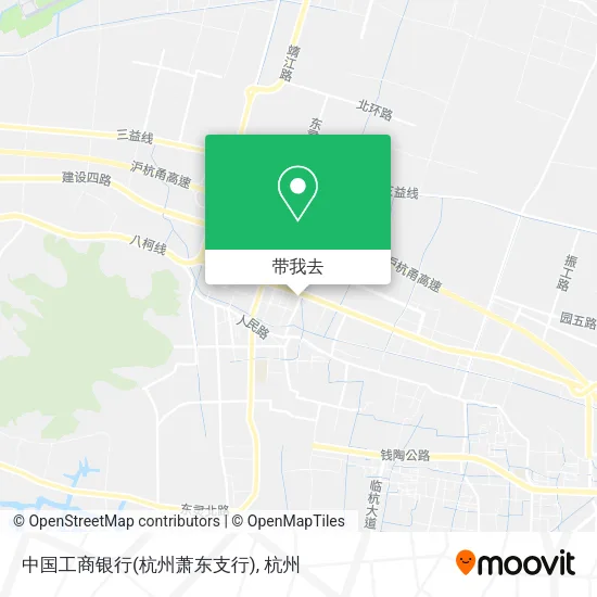 中国工商银行(杭州萧东支行)地图