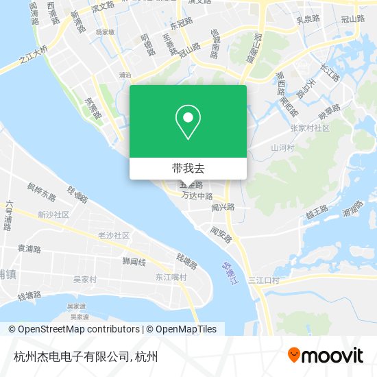 杭州杰电电子有限公司地图