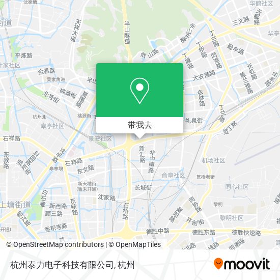 杭州泰力电子科技有限公司地图