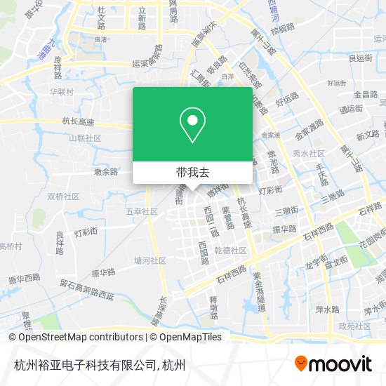 杭州裕亚电子科技有限公司地图