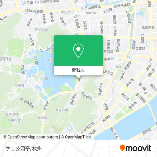 学士公园亭地图