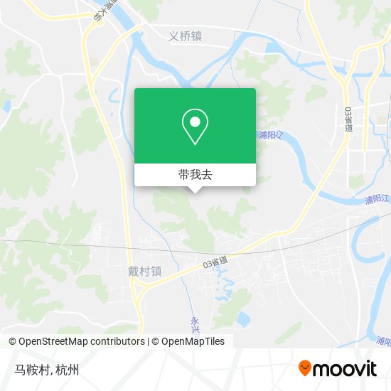 马鞍村地图