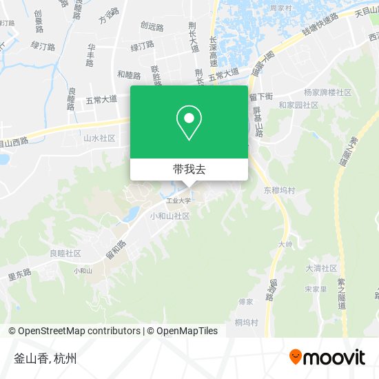 釜山香地图