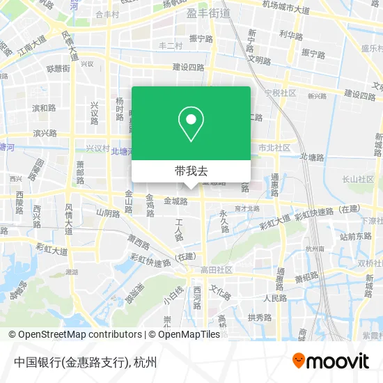 中国银行(金惠路支行)地图