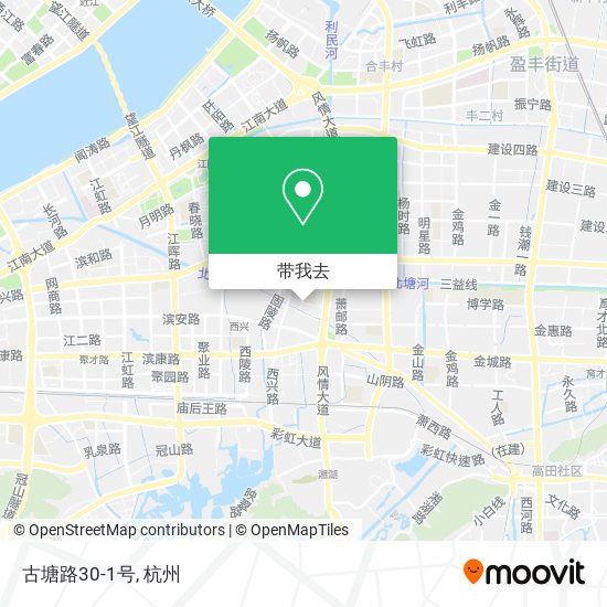 古塘路30-1号地图