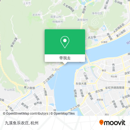 九溪鱼乐农庄地图