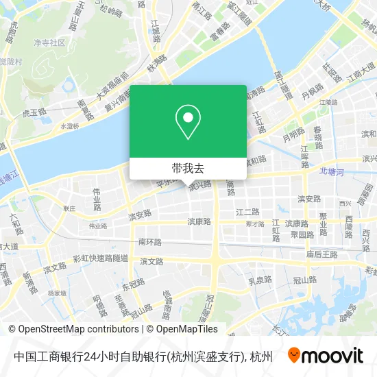 中国工商银行24小时自助银行(杭州滨盛支行)地图