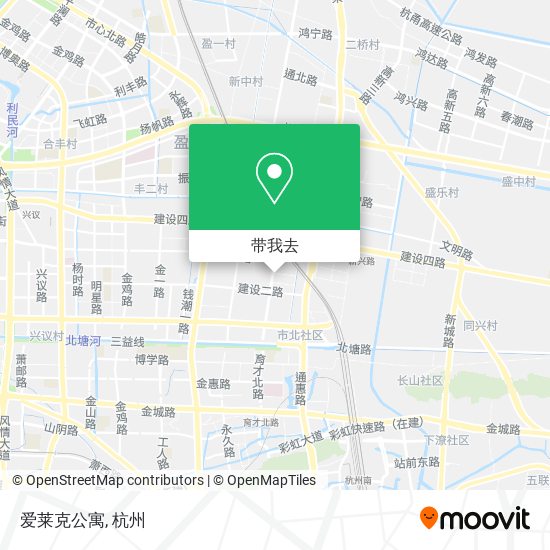 爱莱克公寓地图