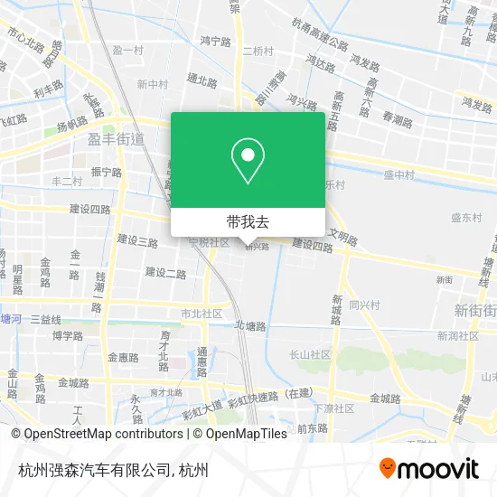 杭州强森汽车有限公司地图
