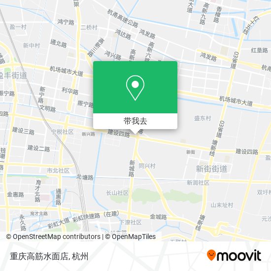 重庆高筋水面店地图