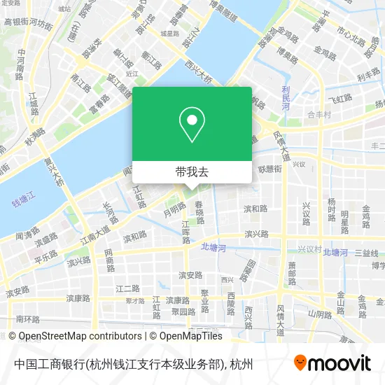 中国工商银行(杭州钱江支行本级业务部)地图