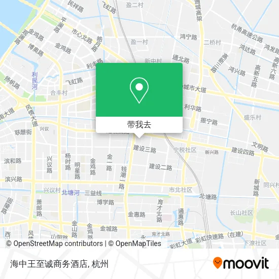 海中王至诚商务酒店地图