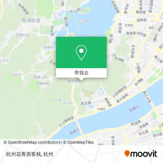 杭州花青原客栈地图