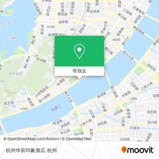 杭州华辰印象酒店地图
