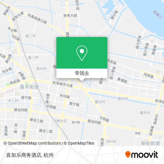 喜加乐商务酒店地图