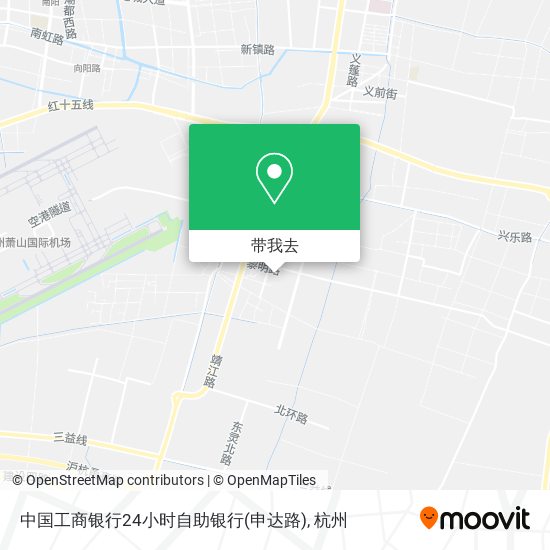 中国工商银行24小时自助银行(申达路)地图