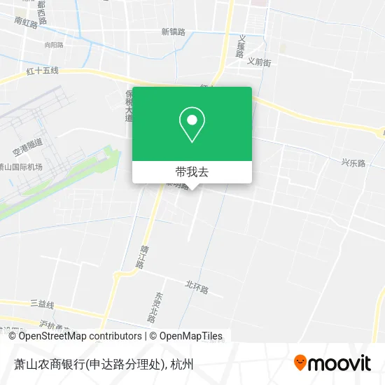 萧山农商银行(申达路分理处)地图