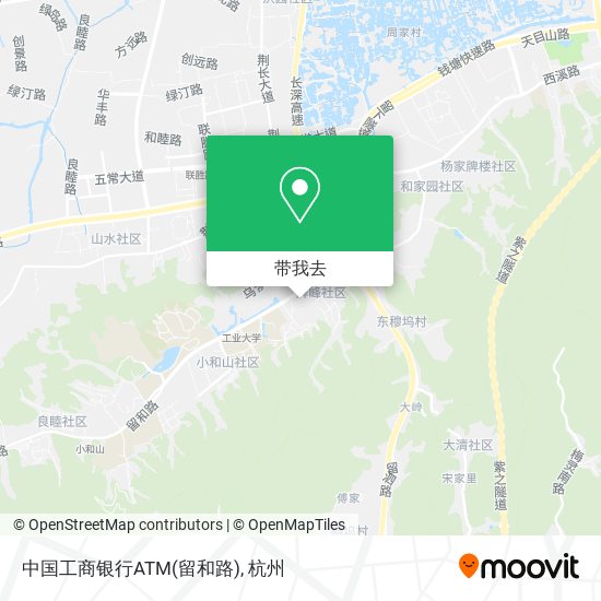中国工商银行ATM(留和路)地图