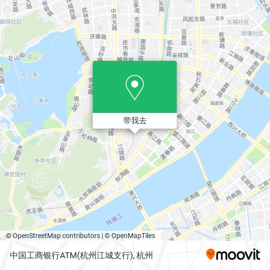 中国工商银行ATM(杭州江城支行)地图
