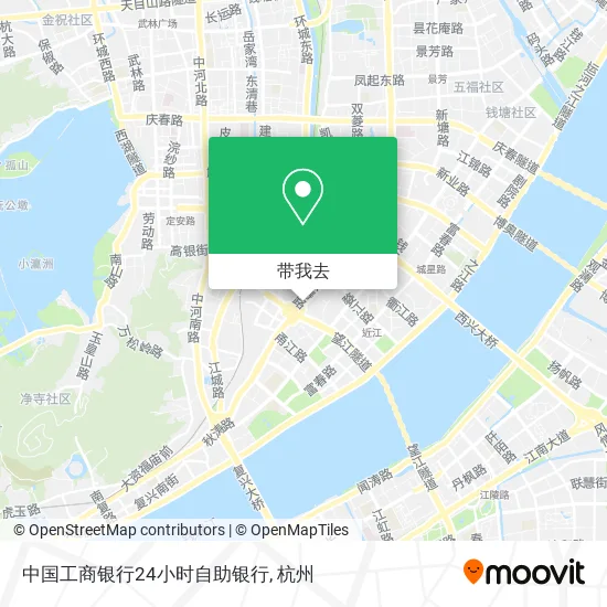 中国工商银行24小时自助银行地图
