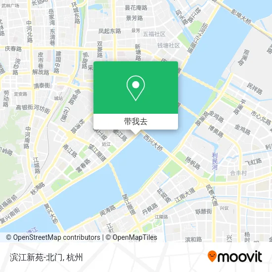 滨江新苑-北门地图
