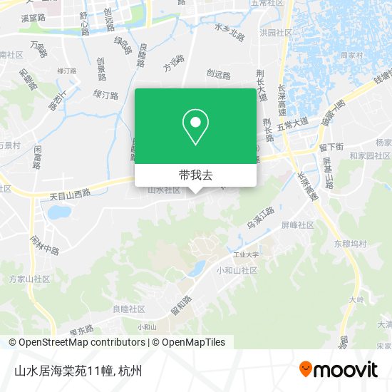 山水居海棠苑11幢地图