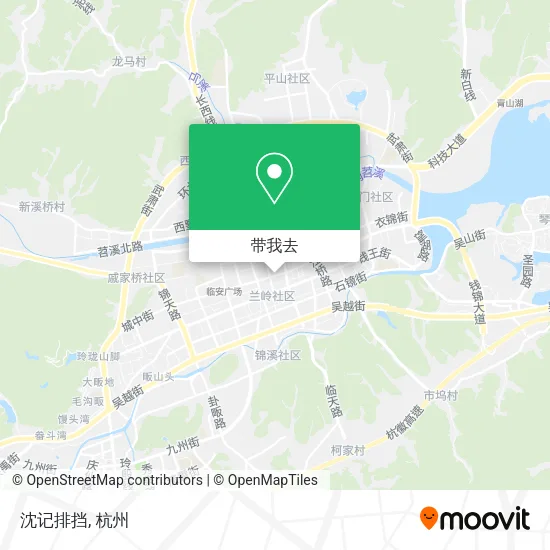沈记排挡地图