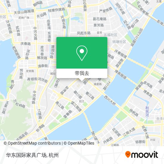 华东国际家具广场地图