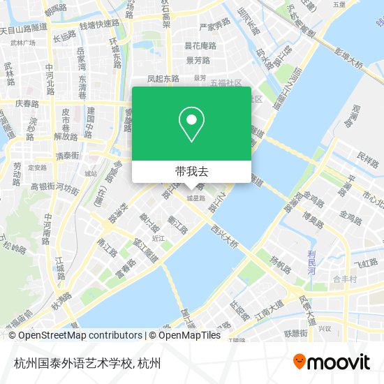 杭州国泰外语艺术学校地图