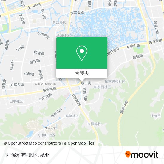 西溪雅苑-北区地图