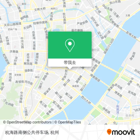 杭海路南侧公共停车场地图