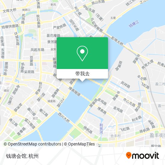 钱塘会馆地图